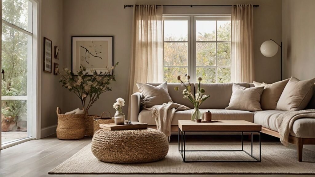 Cozy living room decor with natural colors—StylishHomeLook Privacy Policy