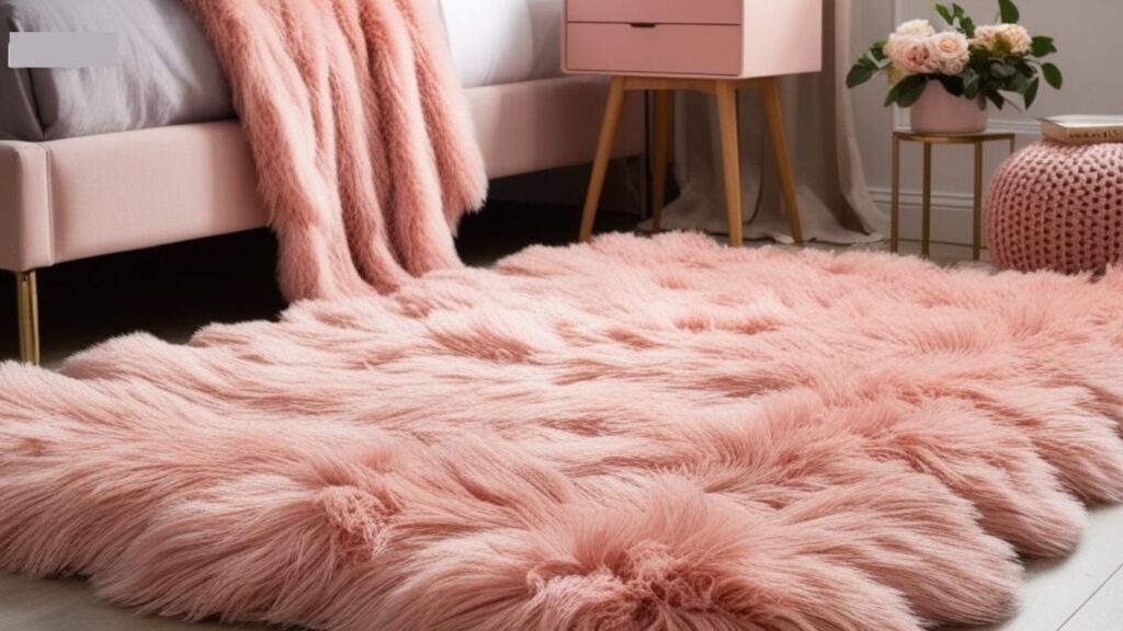 Collage of boho area rugs in various styles, including tribal, neutral, and colorful