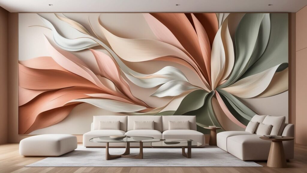 Vintage rose frame wall art flower piece with a rustic frame