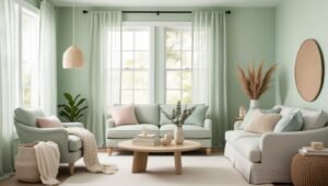 Modern minimalist living room style