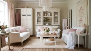 Cozy small living room with carefully arranged furniture and space-saving ideas