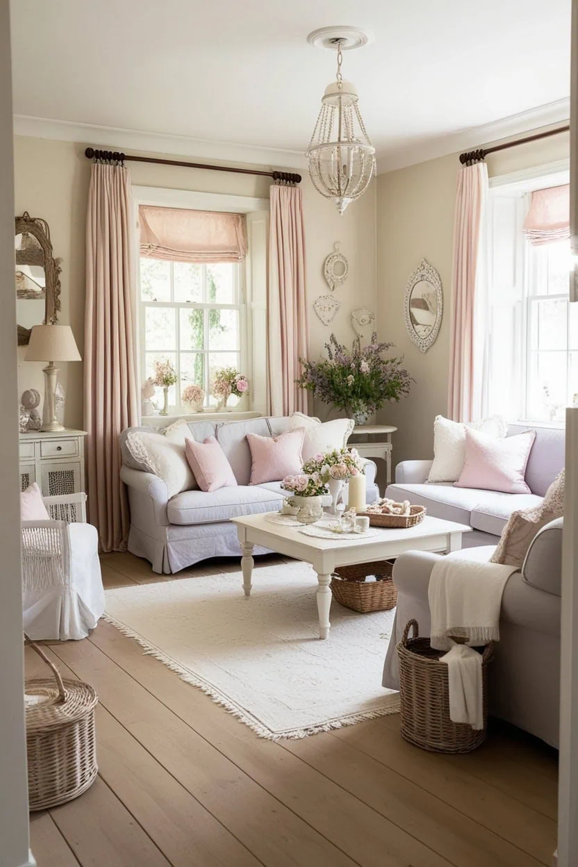 Furniture with hidden storage to keep a small living room organized