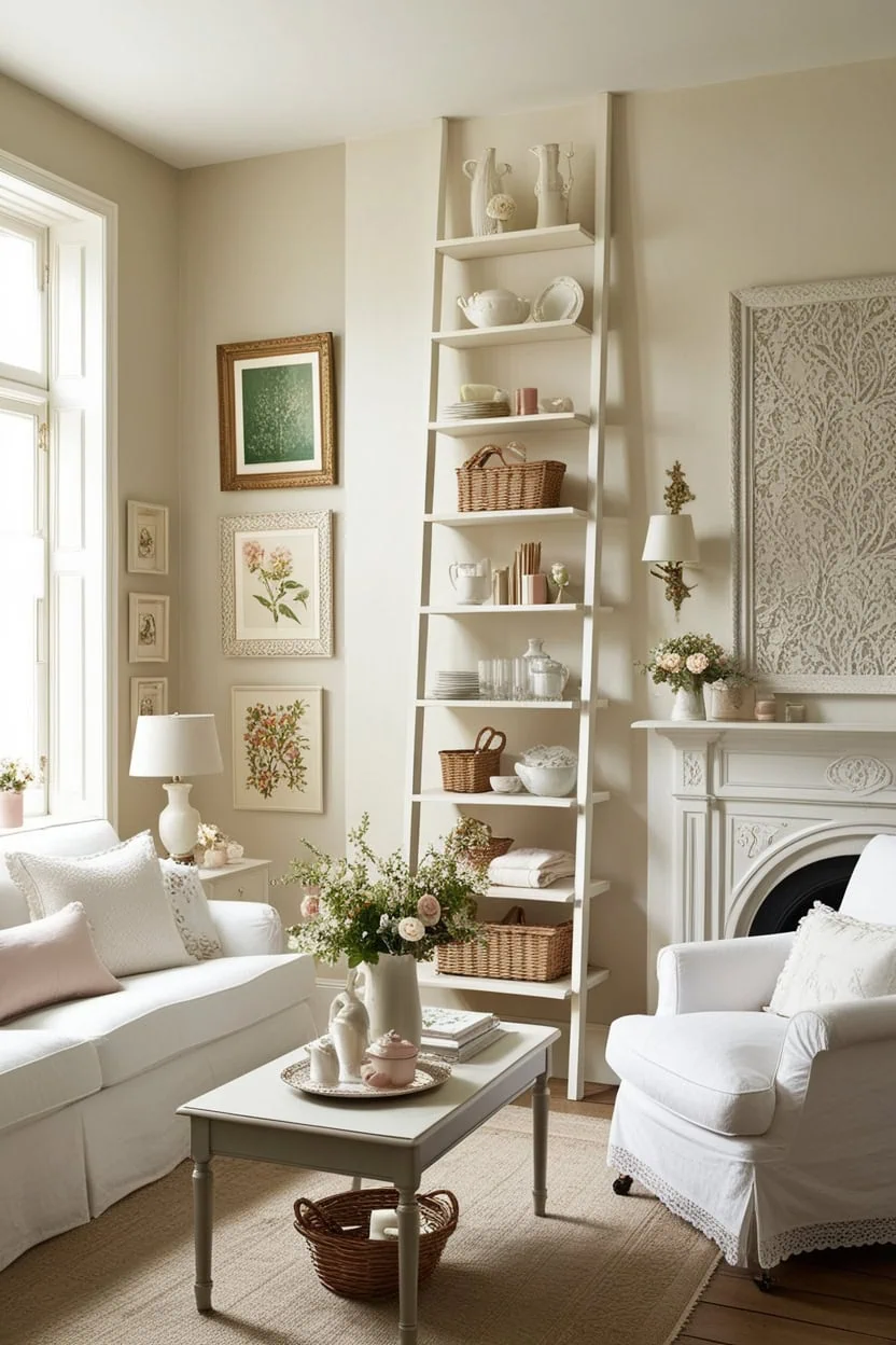 Smart furniture layout in a small living room maximizing space