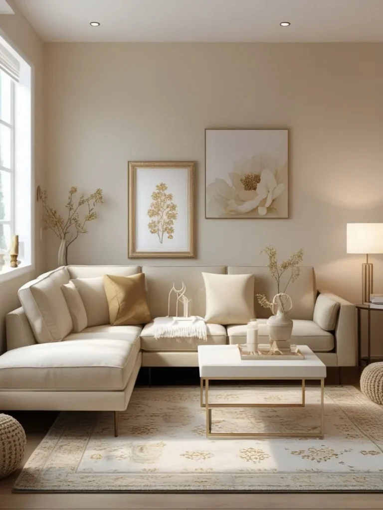 floating sofa arrangement creating better seating flow