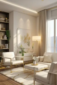 floating shelves for small living room storage